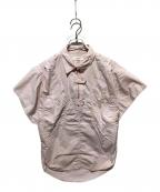 ISABEL MARANT ETOILEイザベルマランエトワール）の古着「MANUELA/ストラップショートスリーブシャツ」｜ピンク