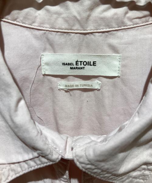 ISABEL MARANT ETOILE（イザベルマランエトワール）ISABEL MARANT ETOILE (イザベルマランエトワール) MANUELA/ストラップショートスリーブシャツ ピンク サイズ:34の古着・服飾アイテム