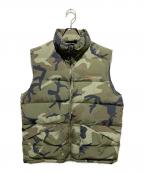 CarHarttカーハート）の古着「ダウンベスト」｜カーキ