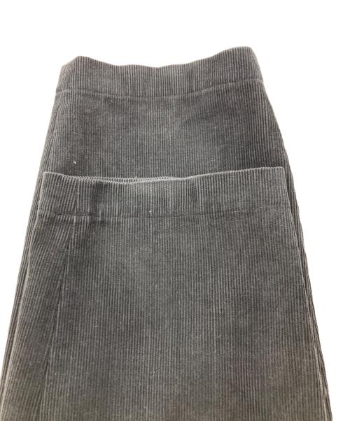 eauk（オーク）eauk (オーク) コーデュロイタックパンツ ブラック サイズ:1の古着・服飾アイテム