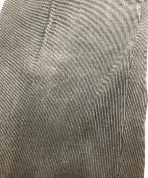 eauk（オーク）eauk (オーク) コーデュロイタックパンツ ブラック サイズ:1の古着・服飾アイテム