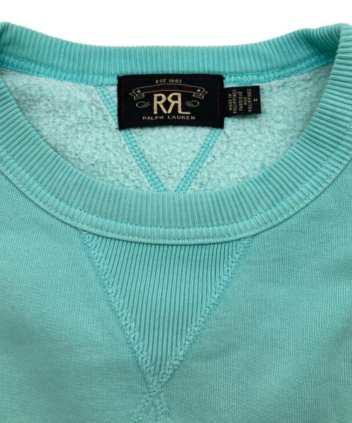 RRL（ダブルアールエル）RRL (ダブルアールエル) RRLロゴスウェット ブルー サイズ:Mの古着・服飾アイテム