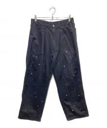 test（テスト）の古着「スプラッシュペインターパンツ」｜ブラック