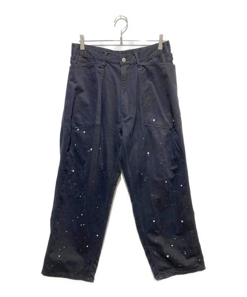 test（テスト）TEST (テスト) スプラッシュペインターパンツ ブラック サイズ:Mの古着・服飾アイテム