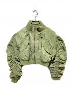 atmos pinkアトモスピンク）の古着「Gather Military MA-1 /ギャザーミリタリーMA-1」｜カーキ