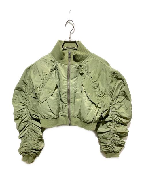 atmos pink（アトモスピンク）atmos pink (アトモスピンク) Gather Military MA-1 /ギャザーミリタリーMA-1 カーキ サイズ:FREEの古着・服飾アイテム