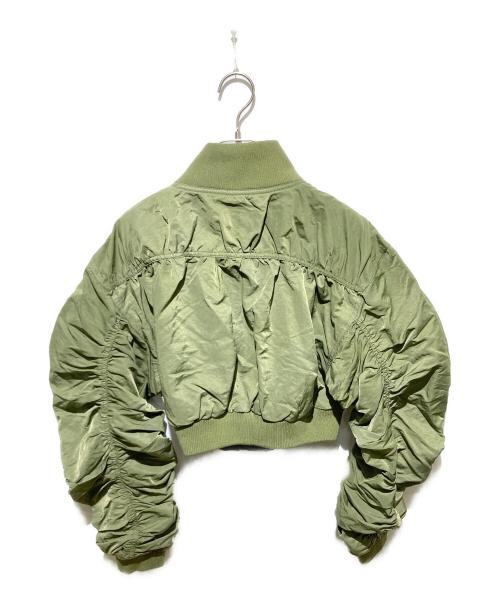 atmos pink（アトモスピンク）atmos pink (アトモスピンク) Gather Military MA-1 /ギャザーミリタリーMA-1 カーキ サイズ:FREEの古着・服飾アイテム