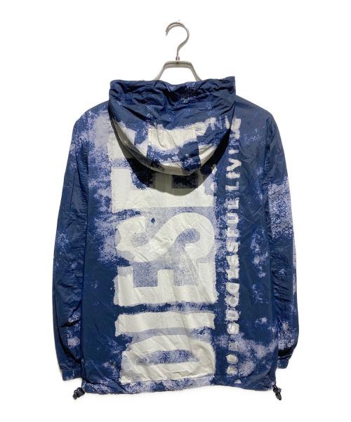 DIESEL（ディーゼル）DIESEL (ディーゼル) J-WARRET-LOGO-LOGO ナイロンジャケット ブルー サイズ:44 未使用品の古着・服飾アイテム