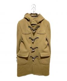 SCYEBASICS（サイベーシックス）の古着「フーデットデザインダッフルコート」｜ベージュ
