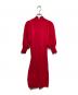 ANAYI (アナイ) ファインメリノフレアニット ワンピース レッド サイズ:38：8000円
