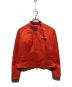HARLEY-DAVIDSON（ハーレーダビッドソン）の古着「バイカージャケット」｜オレンジ