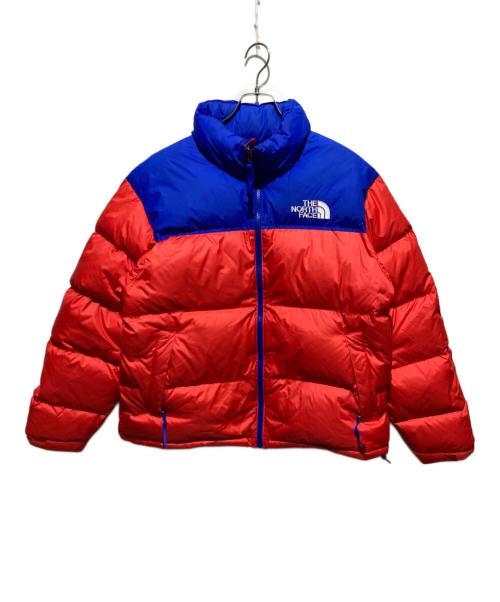 THE NORTH FACE（ザ ノース フェイス）THE NORTH FACE (ザ ノース フェイス) 1996 RETRO NUPTSE JACKET ブルー×レッド サイズ:Lの古着・服飾アイテム