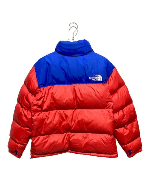 THE NORTH FACE（ザ ノース フェイス）THE NORTH FACE (ザ ノース フェイス) 1996 RETRO NUPTSE JACKET ブルー×レッド サイズ:Lの古着・服飾アイテム