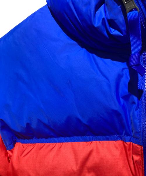 THE NORTH FACE（ザ ノース フェイス）THE NORTH FACE (ザ ノース フェイス) 1996 RETRO NUPTSE JACKET ブルー×レッド サイズ:Lの古着・服飾アイテム