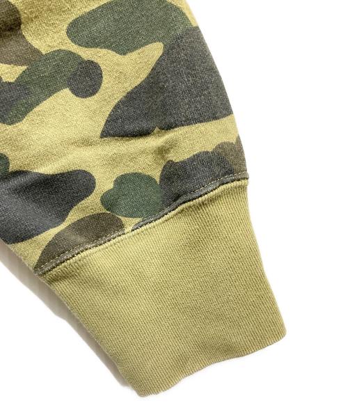 A BATHING APE（アベイシングエイプ）A BATHING APE (ア ベイシング エイプ) サル刺繍カモスウェット グリーン サイズ:Ｌの古着・服飾アイテム