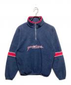 YARDSALEヤードセール）の古着「プルオーバーフリースジャケット」｜ネイビー
