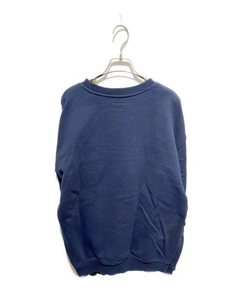 thisisneverthat（ディスイズネバーザット）thisisneverthat (ディスイズネバーザット) クルーネックスウェット ネイビー サイズ:Ｌの古着・服飾アイテム