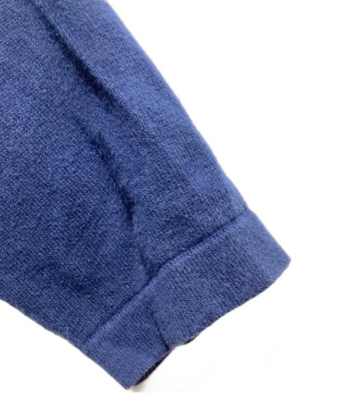 stussy（ステューシー）stussy (ステューシー) 21aw striped knit shirt ネイビー×ホワイト サイズ:Mの古着・服飾アイテム