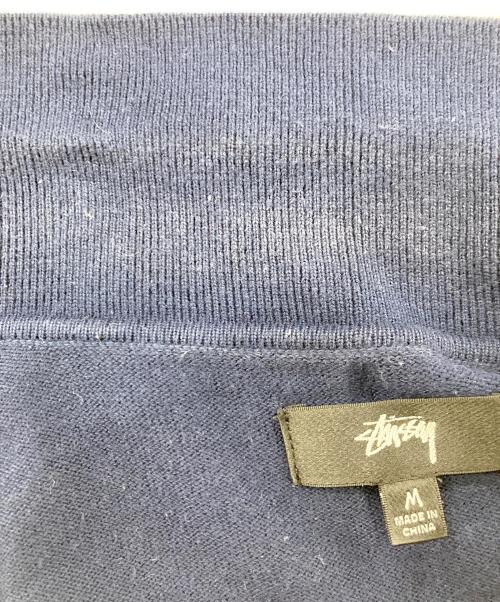 stussy（ステューシー）stussy (ステューシー) 21aw striped knit shirt ネイビー×ホワイト サイズ:Mの古着・服飾アイテム