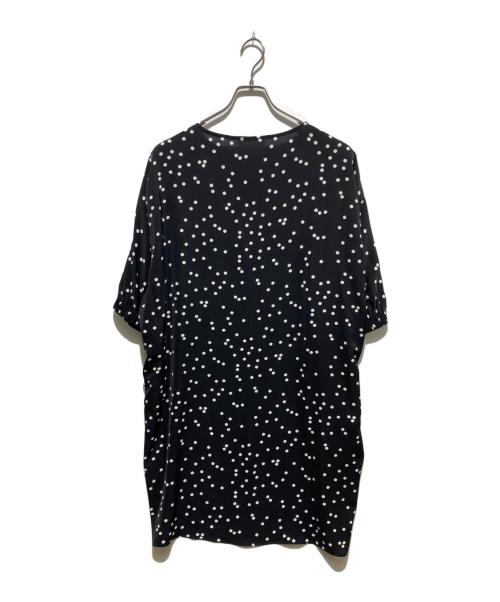 BEARDSLEY（ビアズリー）BEARDSLEY (ビアズリー) ドットポリエステルワンピース ブラック サイズ:FREEの古着・服飾アイテム