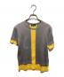 COMME des GARCONS HOMME PLUS（コムデギャルソンオムプリュス）の古着「切替Tシャツ」｜グレー×イエロー