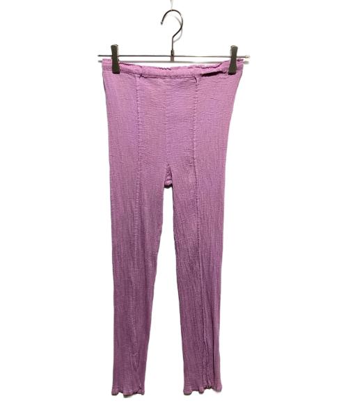 ISSEY MIYAKE me（イッセイ ミヤケ ミー）ISSEY MIYAKE me (イッセイ ミヤケ ミー) ワッシャー プリーツパンツ ピンク サイズ:不明の古着・服飾アイテム