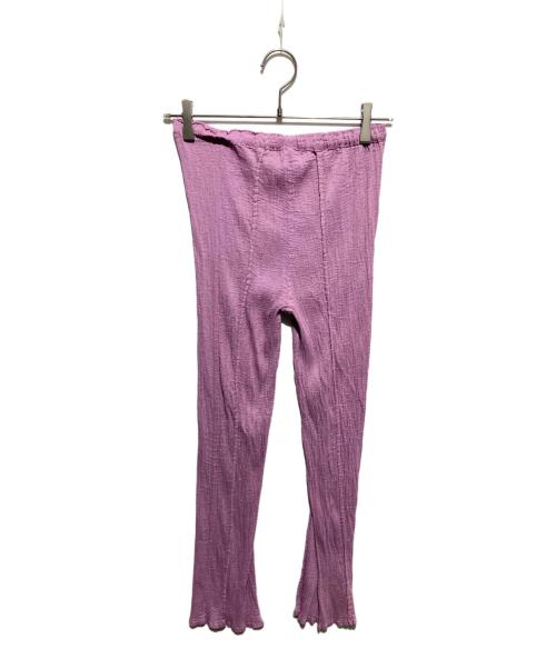 ISSEY MIYAKE me（イッセイ ミヤケ ミー）ISSEY MIYAKE me (イッセイ ミヤケ ミー) ワッシャー プリーツパンツ ピンク サイズ:不明の古着・服飾アイテム