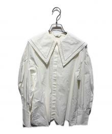 CLANE（クラネ）の古着「BIG COLLAR PUFF TOPS」｜ホワイト