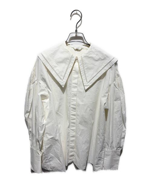 CLANE（クラネ）CLANE (クラネ) BIG COLLAR PUFF TOPS ホワイト サイズ:1の古着・服飾アイテム
