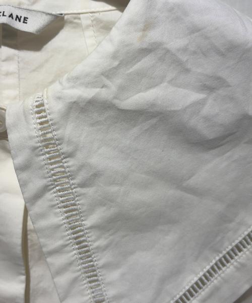 CLANE（クラネ）CLANE (クラネ) BIG COLLAR PUFF TOPS ホワイト サイズ:1の古着・服飾アイテム