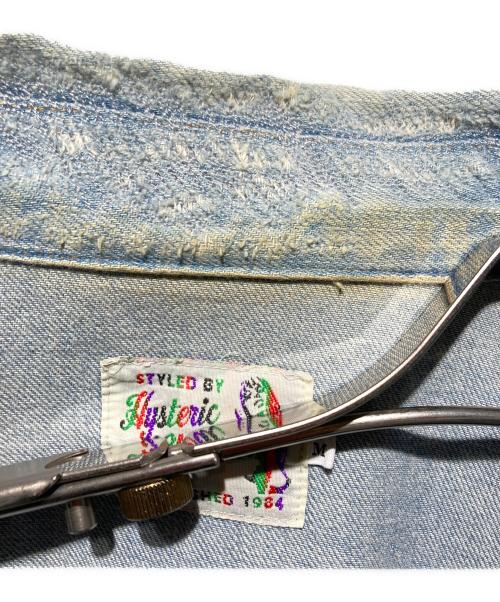 Hysteric Glamour（ヒステリックグラマー）Hysteric Glamour (ヒステリックグラマー) 刺繍デニムウエスタンシャツ インディゴ サイズ:Mの古着・服飾アイテム