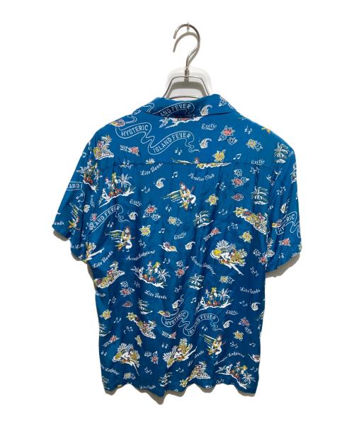 Hysteric Glamour（ヒステリックグラマー）Hysteric Glamour (ヒステリックグラマー) アロハシャツ ブルー サイズ:Mの古着・服飾アイテム