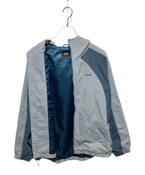 HUF（ハフ）HUF (ハフ) SET SHELL JACKET シェルジャケット ブルー サイズ:Mの古着・服飾アイテム