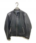 LIDnMリドム）の古着「レザージャケット」｜ブラック