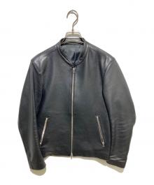 LIDnM（リドム）の古着「レザージャケット」｜ブラック