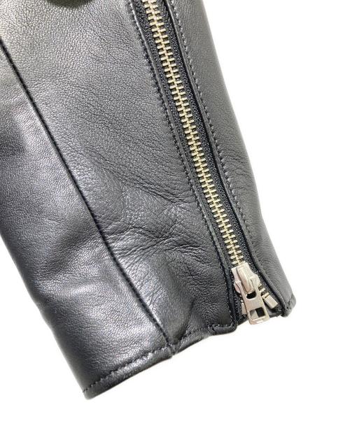 LIDnM（リドム）LIDnM (リドム) レザージャケット ブラック サイズ:Mの古着・服飾アイテム