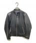 LIDnM（リドム）の古着「レザージャケット」｜ブラック