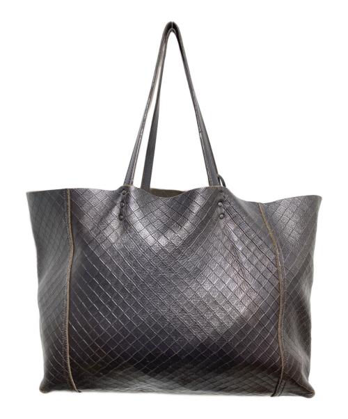 BOTTEGA VENETA（ボッテガベネタ）BOTTEGA VENETA (ボッテガベネタ) イントレッチオミラージュ トートバッグ ブラウンの古着・服飾アイテム
