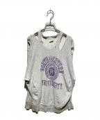 Champion REVERSE WEAVEチャンピオン リバース ウィーブ）の古着「80s ボロ ヴィンテージリバースウィーブスウェット」｜グレー