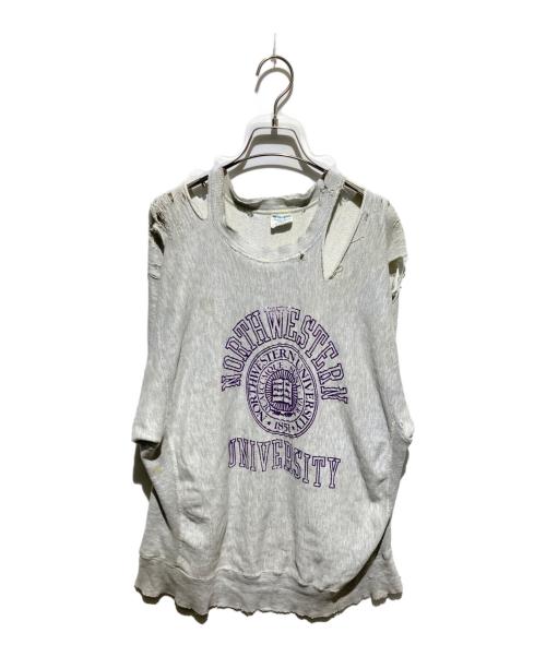 Champion REVERSE WEAVE（チャンピオン リバース ウィーブ）Champion REVERSE WEAVE (チャンピオン リバース ウィーブ) 80s ボロ ヴィンテージリバースウィーブスウェット グレー サイズ:ＸＬの古着・服飾アイテム