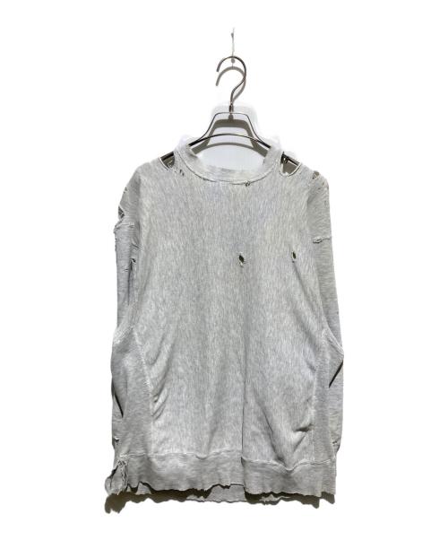 Champion REVERSE WEAVE（チャンピオン リバース ウィーブ）Champion REVERSE WEAVE (チャンピオン リバース ウィーブ) 80s ボロ ヴィンテージリバースウィーブスウェット グレー サイズ:ＸＬの古着・服飾アイテム