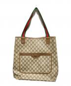 GUCCIグッチ）の古着「GGプラス シェリーライン トートバッグ」｜ベージュ