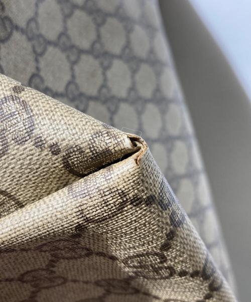 GUCCI（グッチ）GUCCI (グッチ) GGプラス シェリーライン トートバッグ ベージュの古着・服飾アイテム