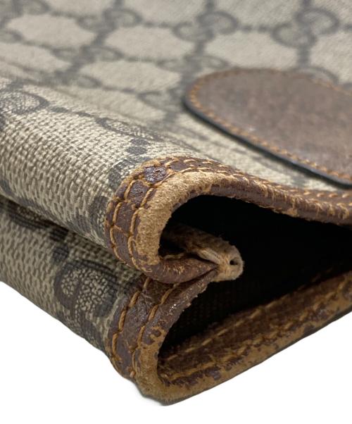 GUCCI（グッチ）GUCCI (グッチ) GGプラス シェリーライン トートバッグ ベージュの古着・服飾アイテム