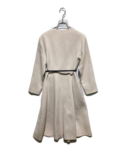 CELFORD（セルフォード）CELFORD (セルフォード) ストール付きリバードレスコート ベージュ サイズ:36の古着・服飾アイテム