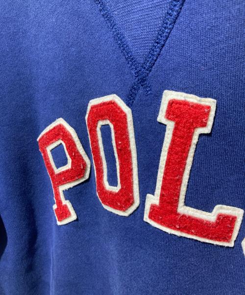 POLO（ポロ）POLO (ポロ) フェルトワッペンスウェット ネイビー サイズ:Mの古着・服飾アイテム