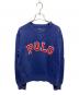 POLO（ポロ）の古着「フェルトワッペンスウェット」｜ネイビー