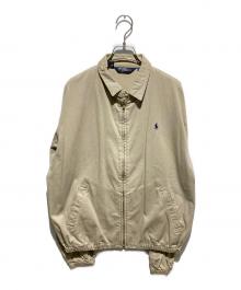 POLO RALPH LAUREN（ポロ・ラルフローレン）の古着「三角タグUSA製 90ｓチンストスイングトップ」｜ベージュ