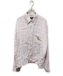 346 BROOKS BROTHERS（346 ブルックスブラザーズ）の古着「リネンシャツ」｜ホワイト