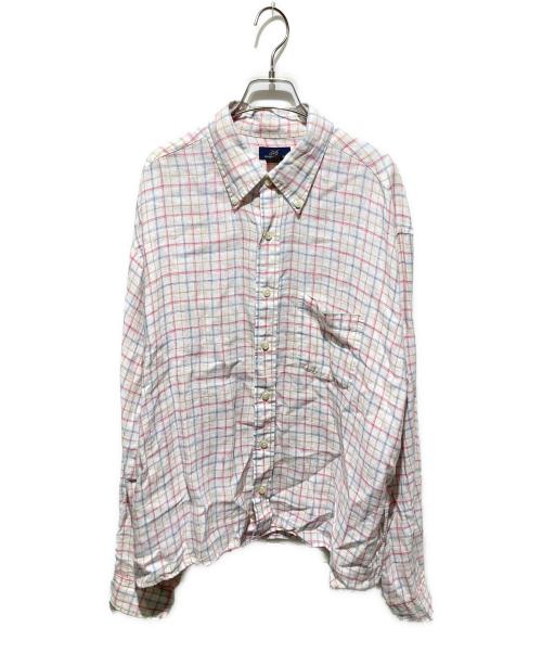 346 BROOKS BROTHERS（346 ブルックスブラザーズ）346 BROOKS BROTHERS (346 ブルックスブラザーズ) リネンシャツ ホワイト サイズ:ＸＬの古着・服飾アイテム